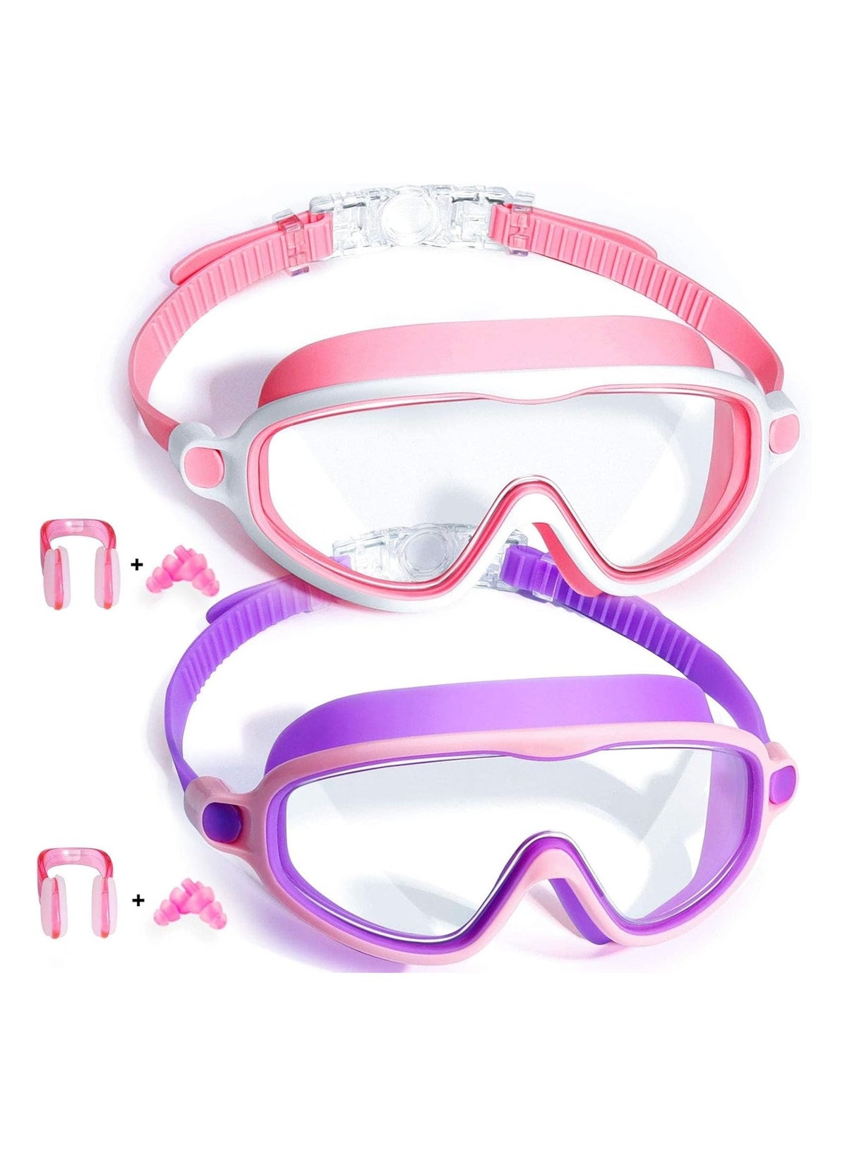 AquaView – Kids Swimming Goggles (Pack of 2)