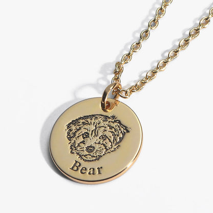 Pet Engraved Necklace