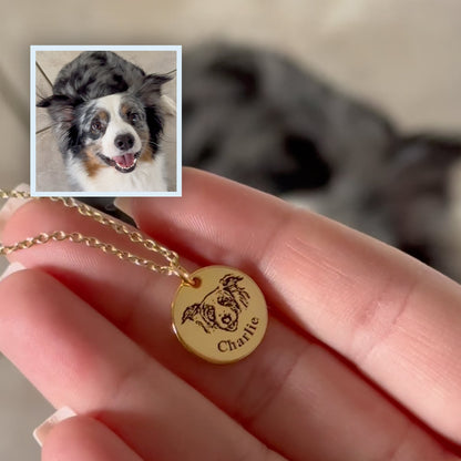 Pet Engraved Necklace