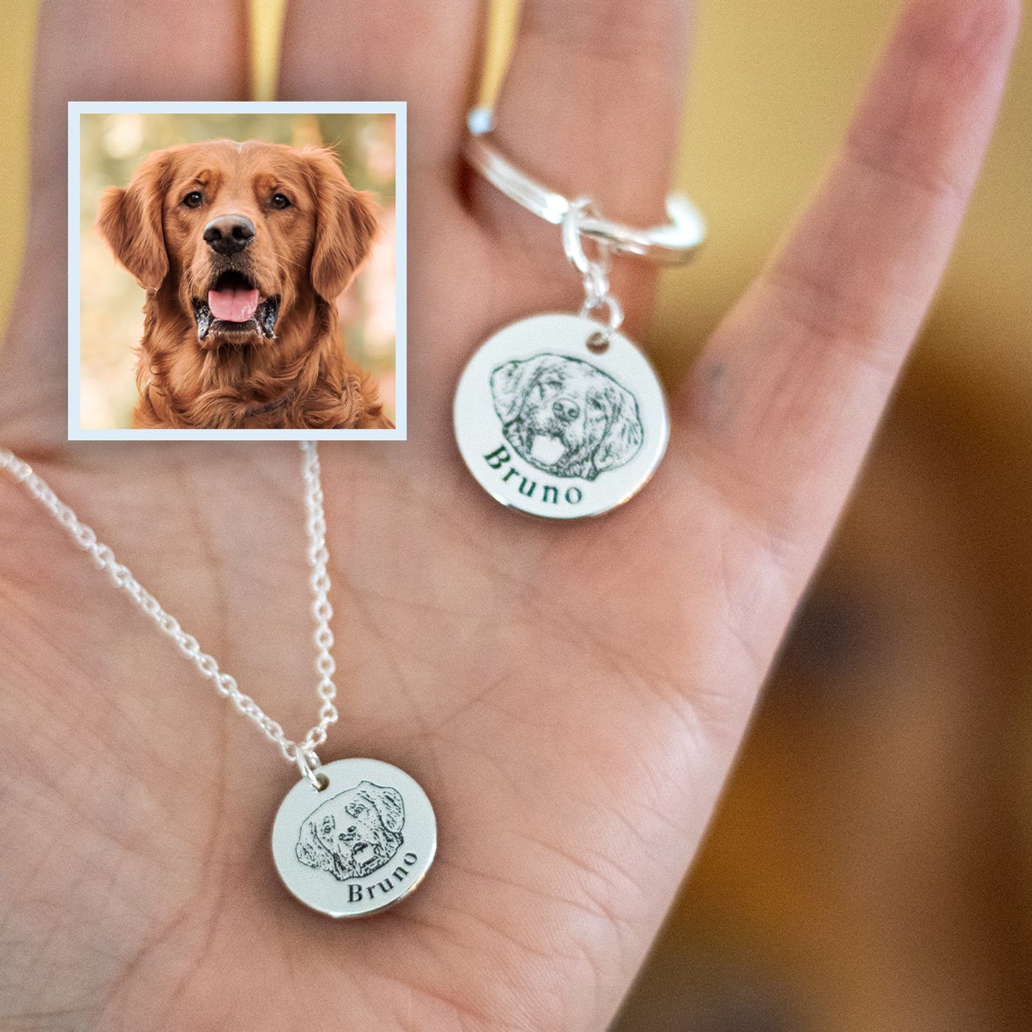 Pet Engraved Necklace