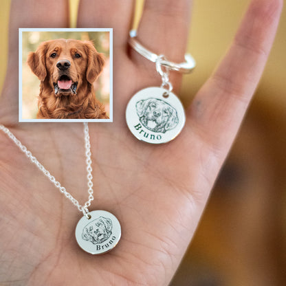 Pet Engraved Necklace