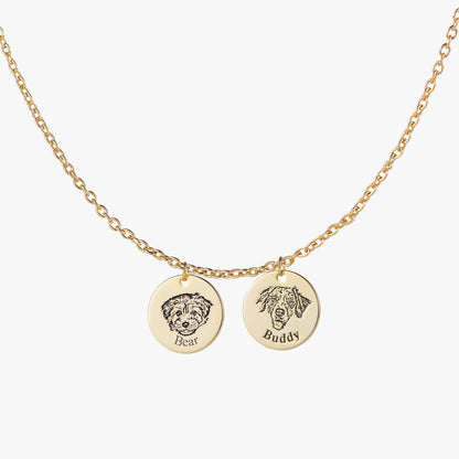 Pet Engraved Necklace