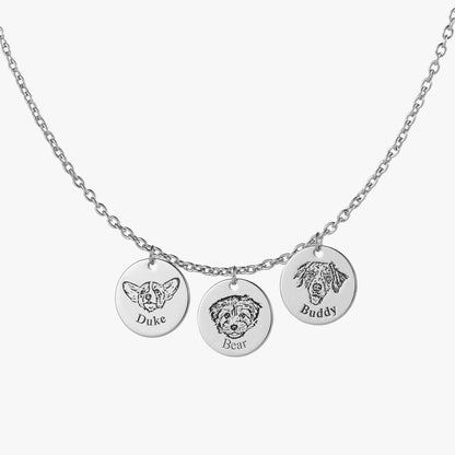 Pet Engraved Necklace