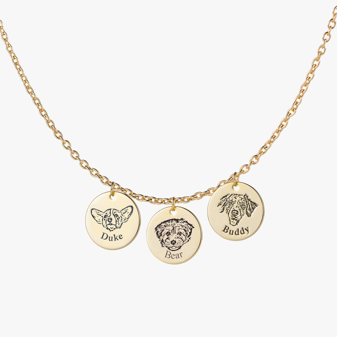 Pet Engraved Necklace