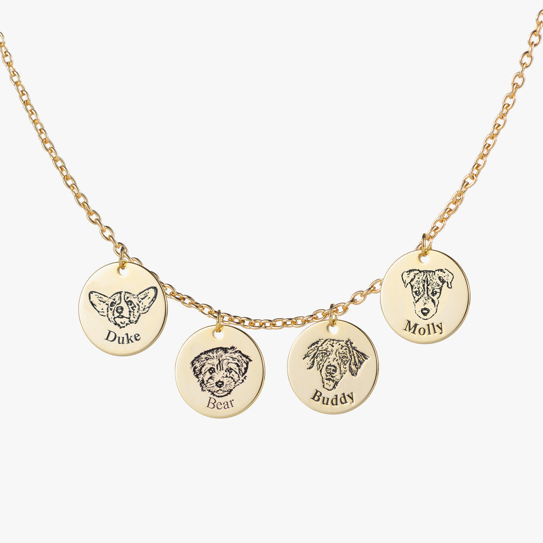 Pet Engraved Necklace