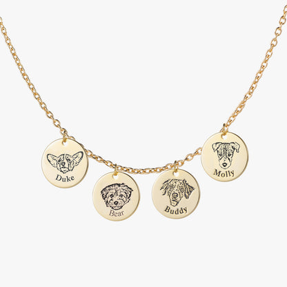 Pet Engraved Necklace