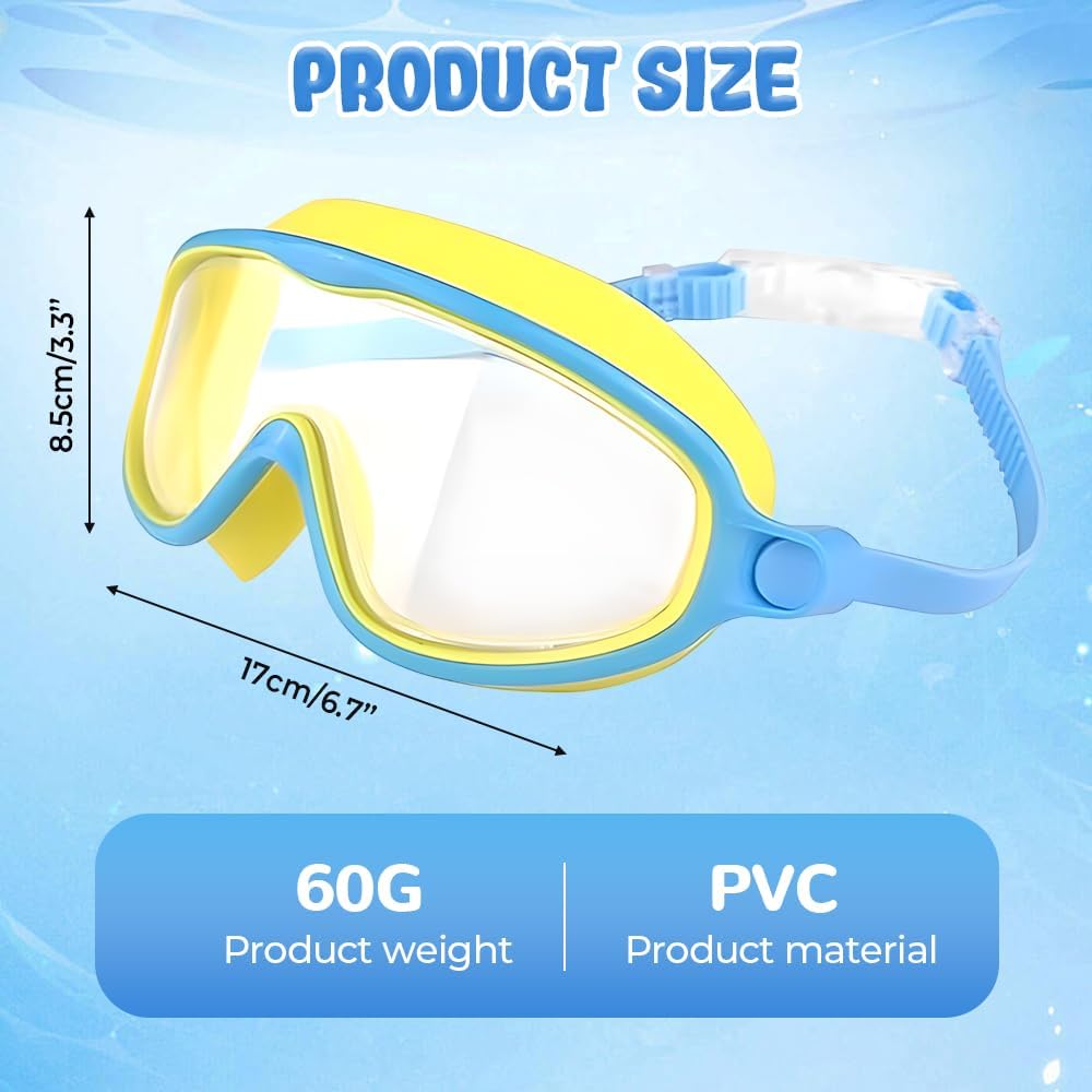 AquaView – Kids Swimming Goggles (Pack of 2)