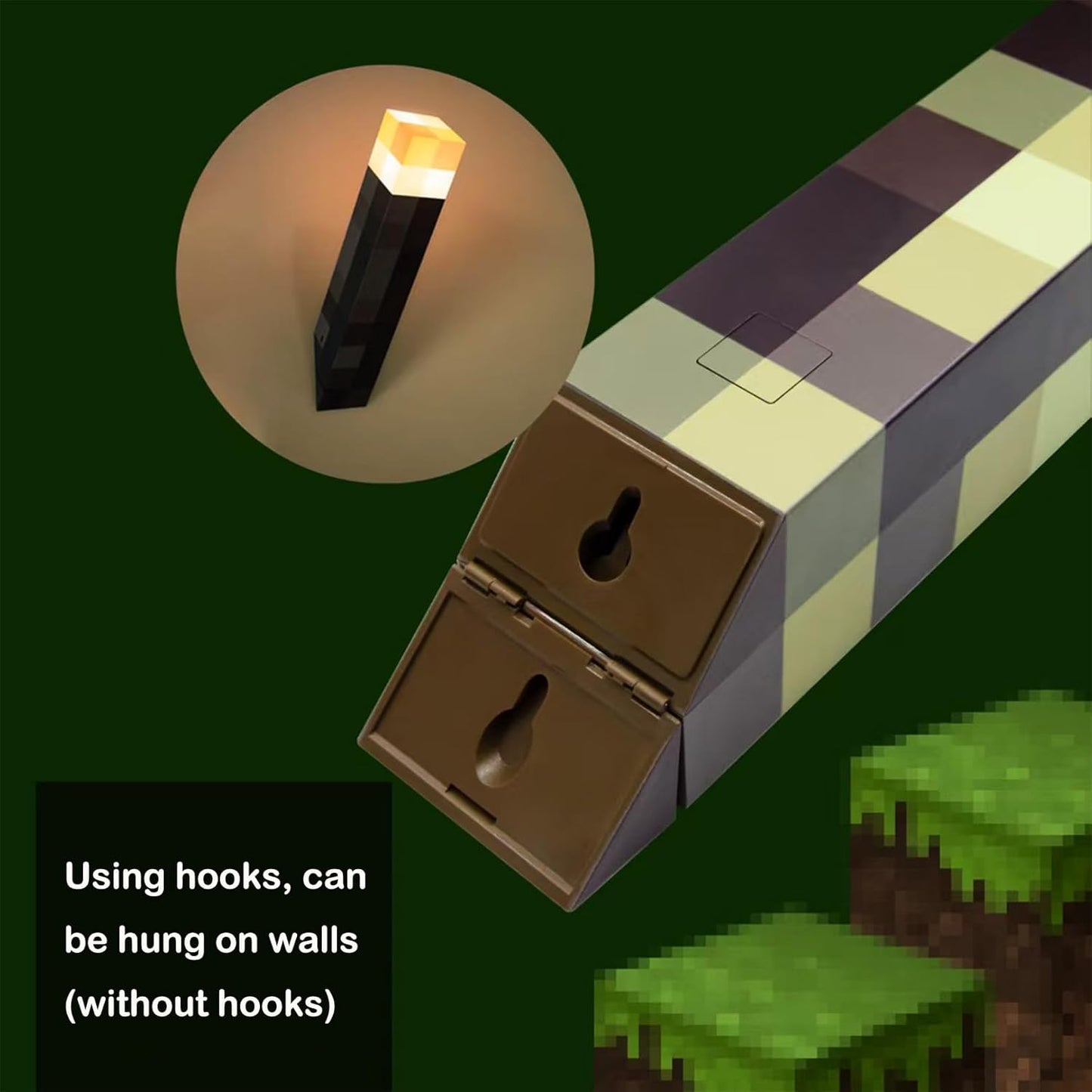 GlowCraft – Retro Pixel Wall Lamp
