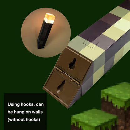 GlowCraft – Retro Pixel Wall Lamp