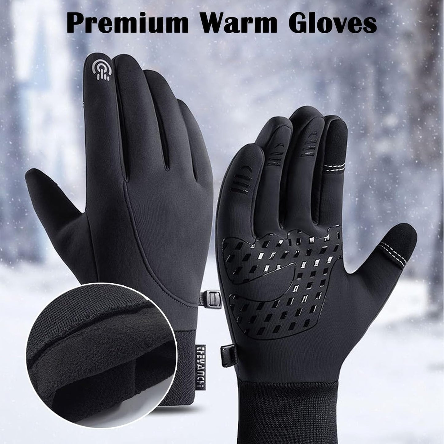 ThermoGrip – Waterproof Touchscreen Gloves
