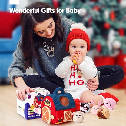 CuddlyFarm – Plush Animal Barn Playset