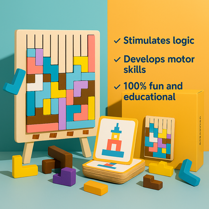 SmartBlocks – Wooden Logic Puzzle for Kids