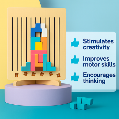 SmartBlocks – Wooden Logic Puzzle for Kids