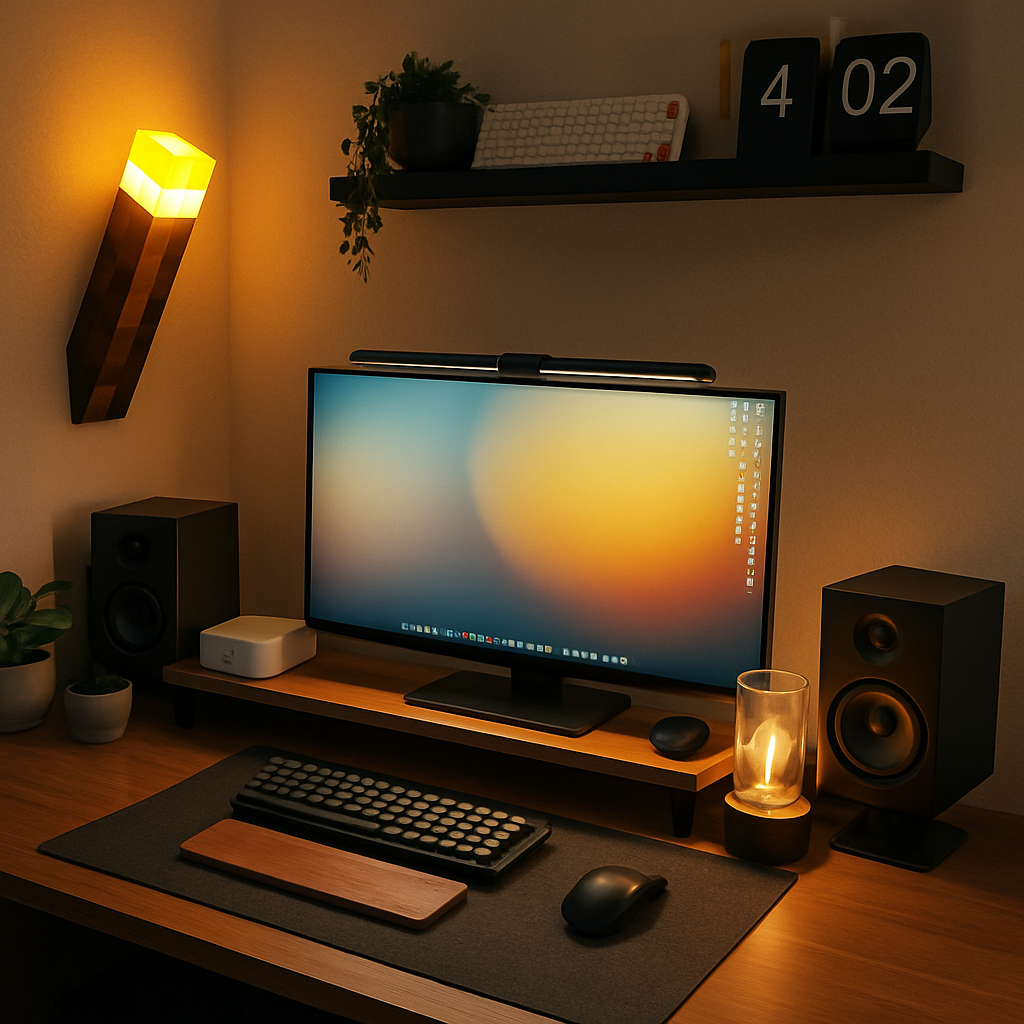 GlowCraft – Retro Pixel Wall Lamp