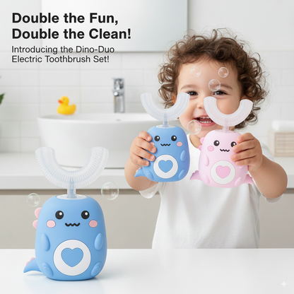 DinoBrush - Ultrasonic U-Shaped Toothbrush for Kids