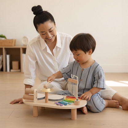 MiniMelody – Wooden Music Table for Kids