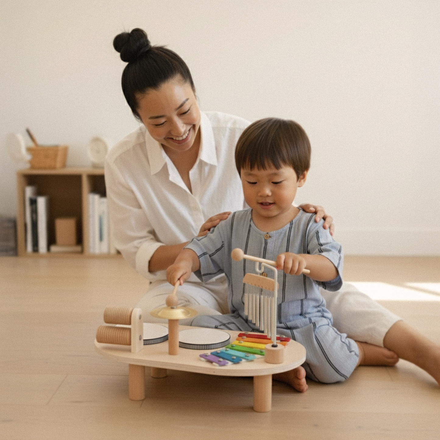 MiniMelody – Wooden Music Table for Kids