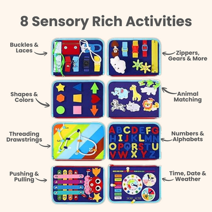 PuzzlePal – Montessori Toddler Activity Board