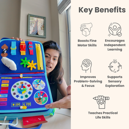 PuzzlePal – Montessori Toddler Activity Board