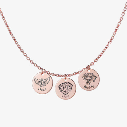 Pet Engraved Necklace