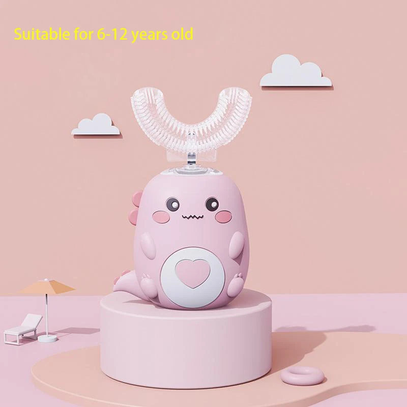 DinoBrush - Ultrasonic U-Shaped Toothbrush for Kids