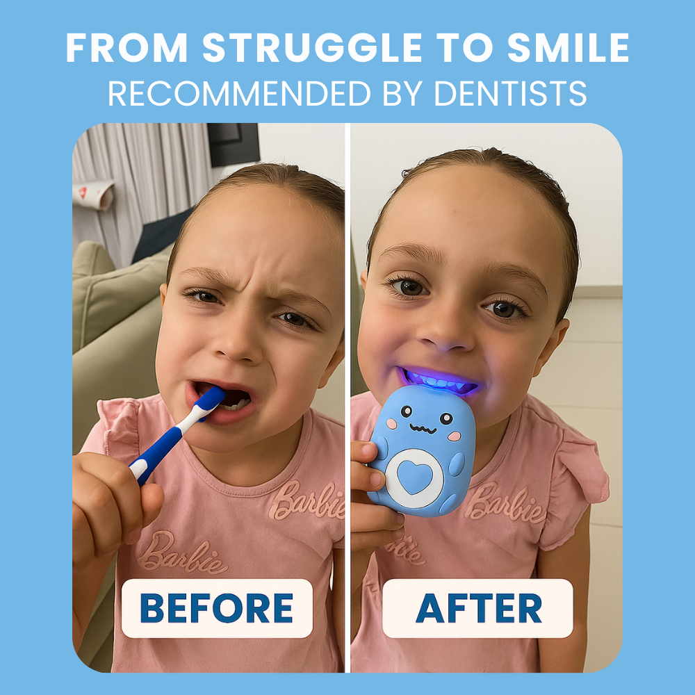 DinoBrush - Ultrasonic U-Shaped Toothbrush for Kids