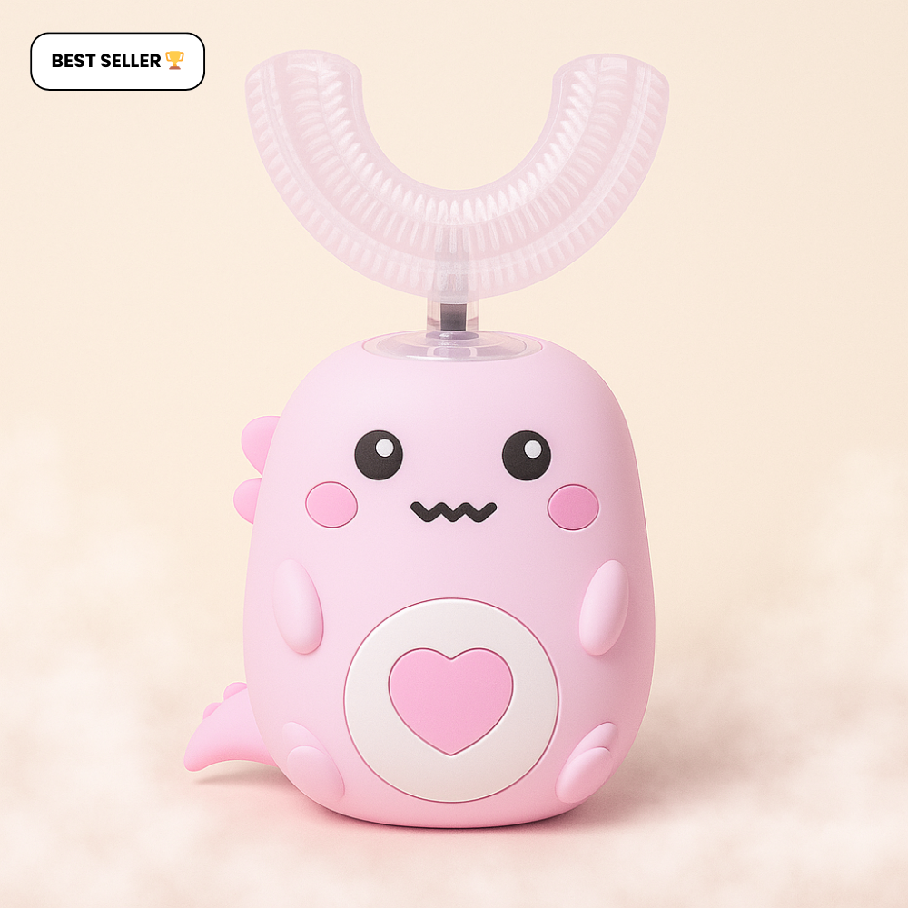 DinoBrush - Ultrasonic U-Shaped Toothbrush for Kids