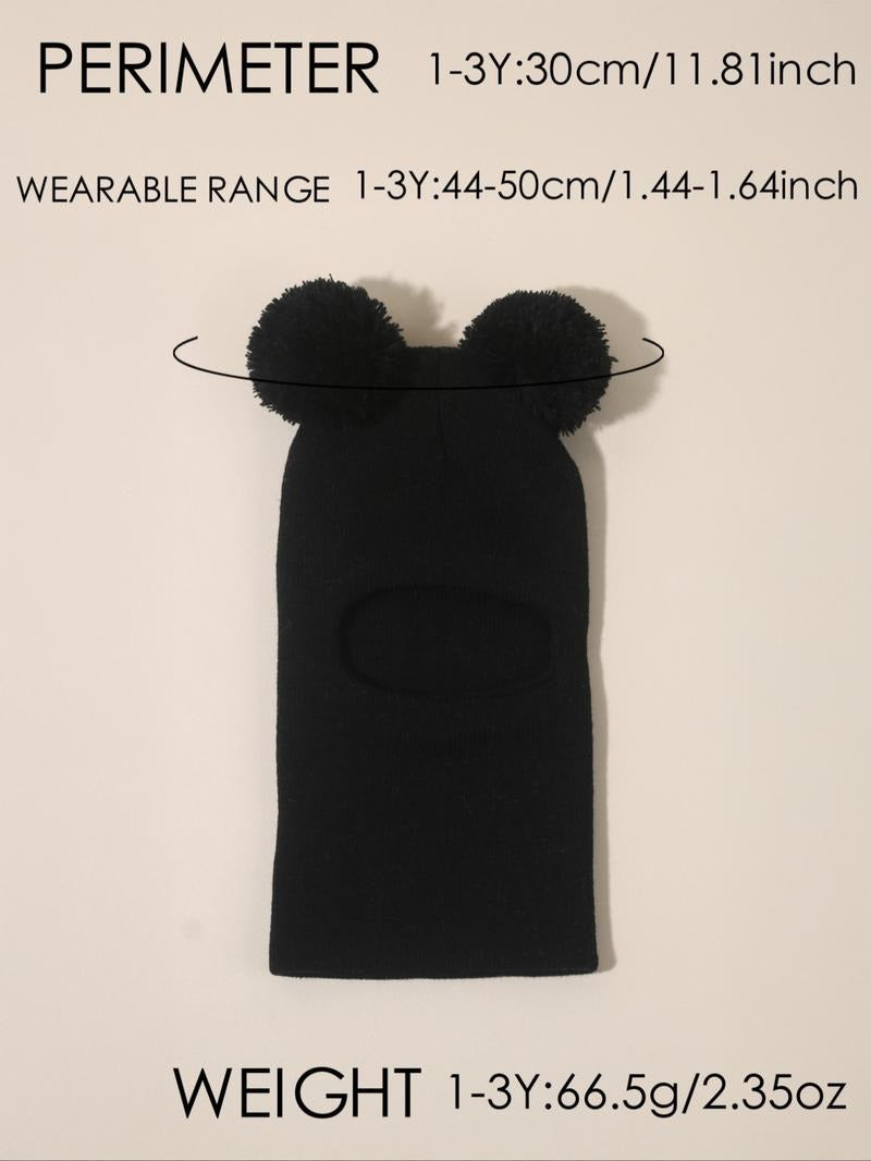 CozyPoms – Toddler Winter Knit Hat