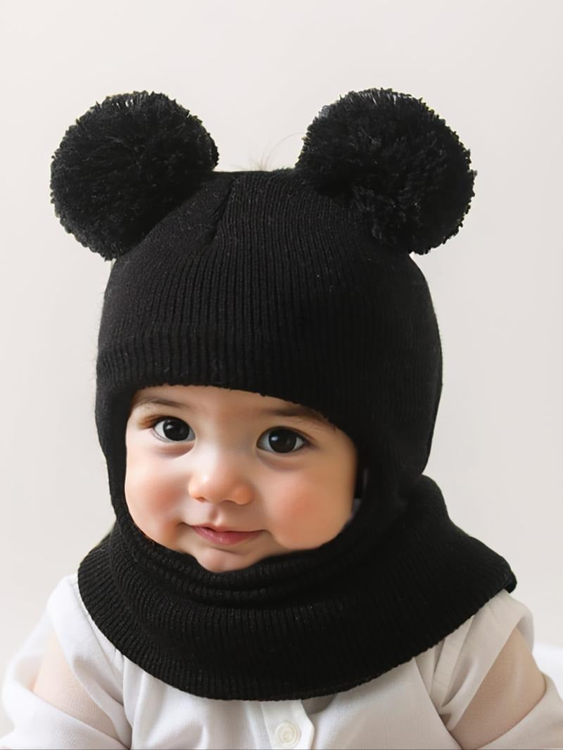 CozyPoms – Toddler Winter Knit Hat