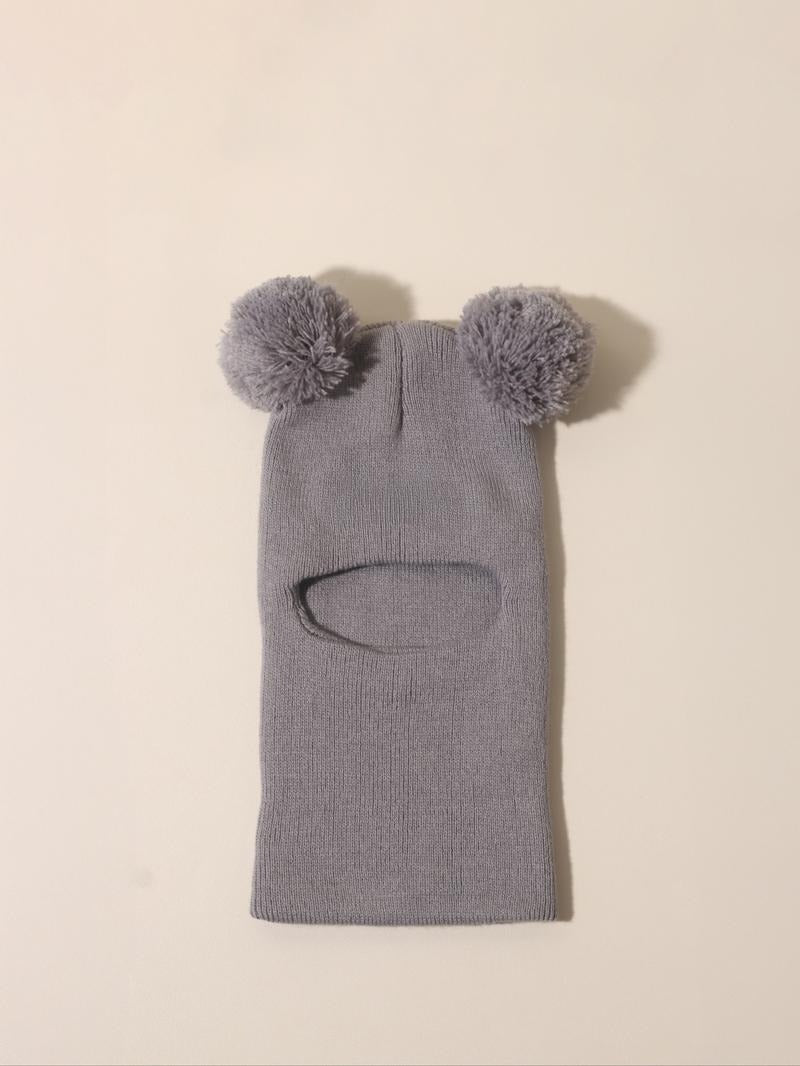 CozyPoms – Toddler Winter Knit Hat