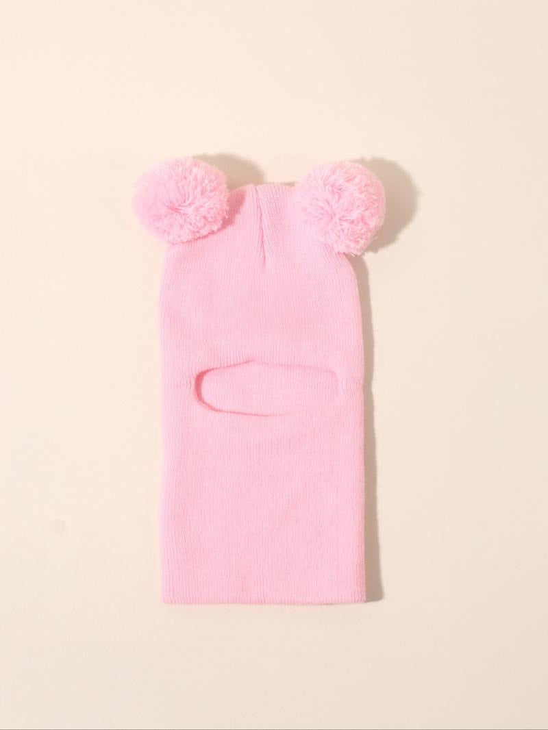 CozyPoms – Toddler Winter Knit Hat