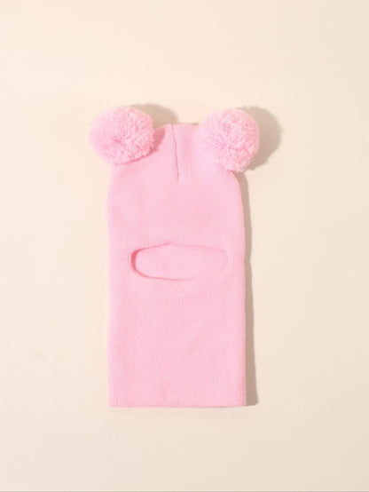 CozyPoms – Toddler Winter Knit Hat