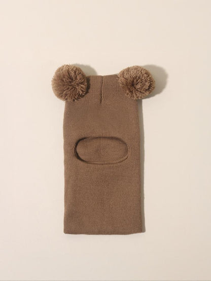 CozyPoms – Toddler Winter Knit Hat