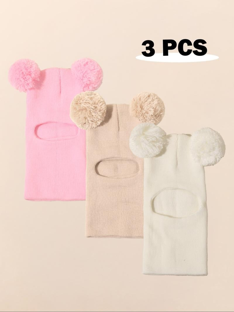 CozyPoms – Toddler Winter Knit Hat