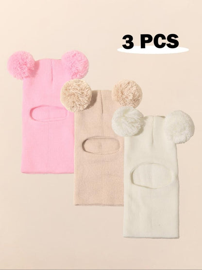 CozyPoms – Toddler Winter Knit Hat