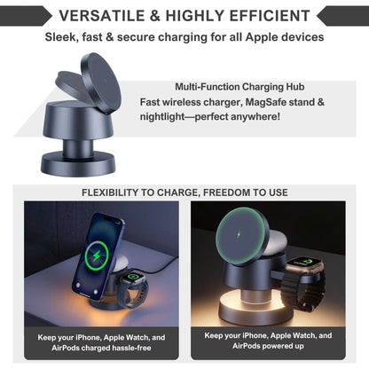 Charging Dock – 4-in-1 Magnetic Wireless Charging Station